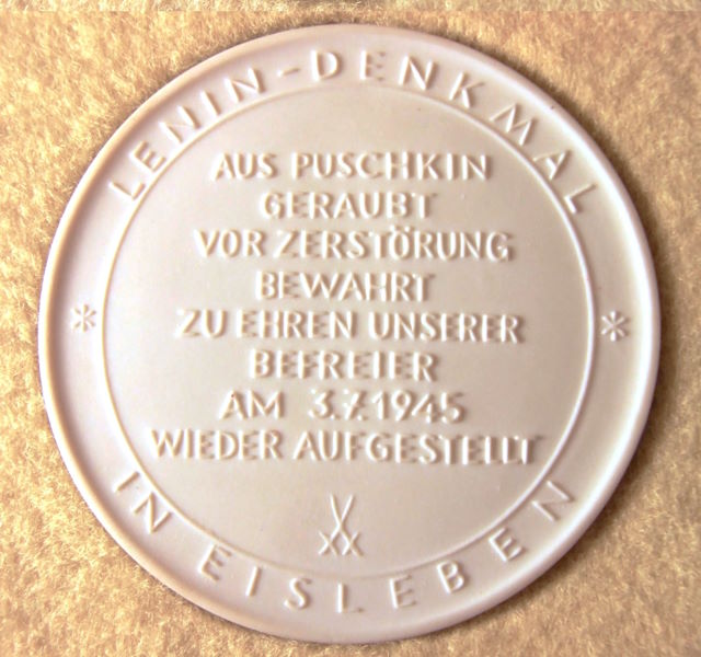 Altmeppen russische Uhren - Lenin-Medaille Rueckseite