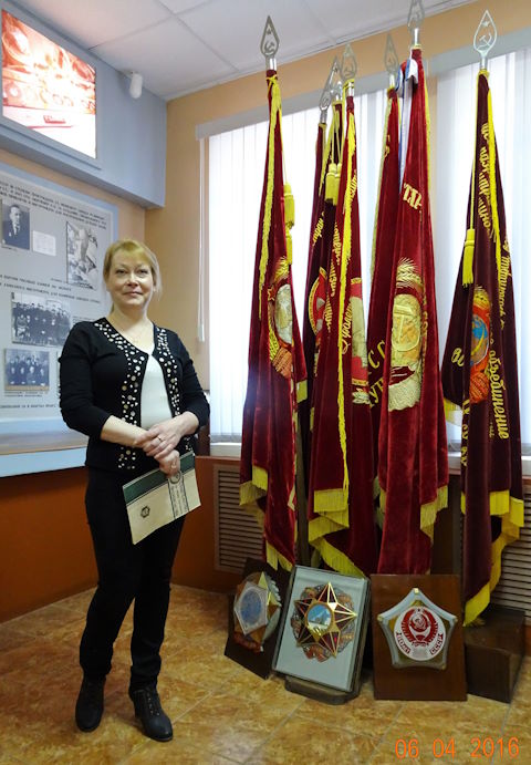 Altmeppen russische Uhren - Olga Stanislovovna Gromova Direktorin des Chaika-Museums